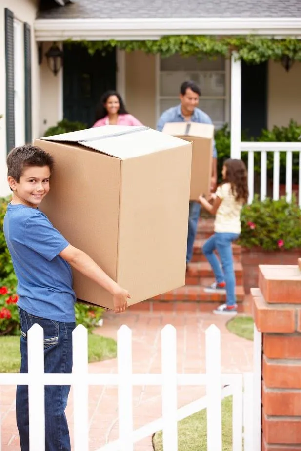 organizar la mudanza en familia